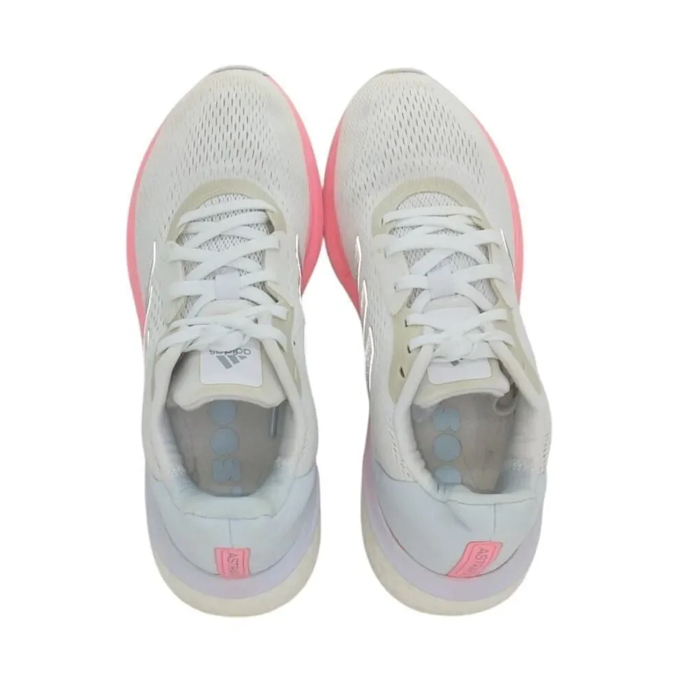 Adidas Astrorun Womens Pre-owned Light Gray & Pink Running Sneakers - sz. 7